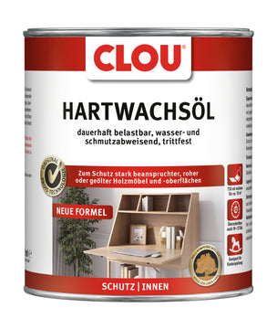 CLOU Hartwachs-Öl farblos für Holz, innen