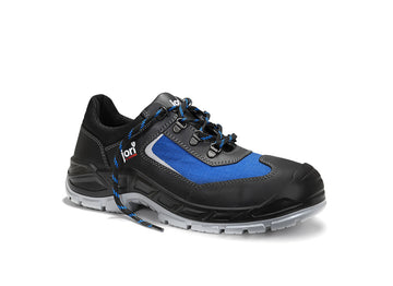 ELTEN jo_BUILDER Low S3 ESD Halbschuh schwarz/blau, Größe 39