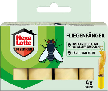 Nexa Lotte Fliegenfänger, Klebefalle für innen, 4 Stück