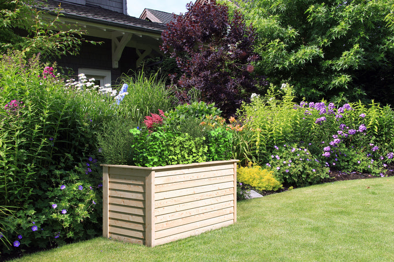 Stelmet Hochbeet naturbelassen 150x75x78 cm inkl. Gewebesack