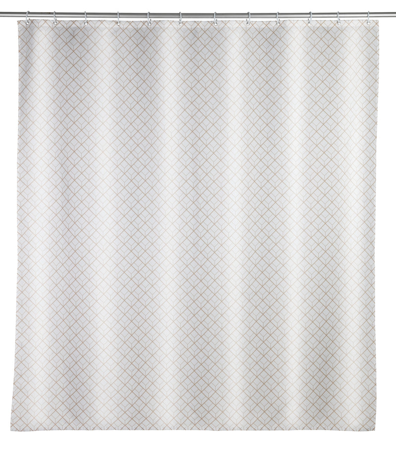 WENKO Cubique Duschvorhang 180x200 cm Polyester mehrfarbig