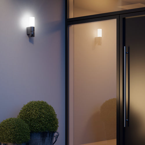STEINEL Wandleuchte L 620 CAM, anthrazit, WLAN & App-gesteuert