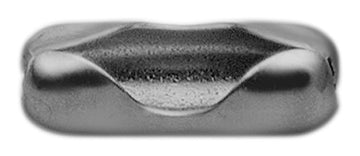 VORMANN Klemmverschlüsse Messing verchromt für Kugelketten, silber (2 Stück)