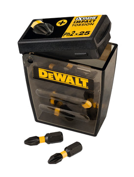 DeWALT Schrauber-Bits Torsion TicTac, PH2, 25 mm im Thekendisplay
