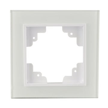 UNITEC Melbourne Serie 706 Abdeckrahmen 1-fach aus Echtglas