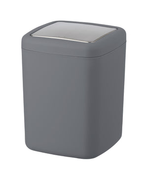 WENKO Barcelona Schwingdeckeleimer anthrazit, 3 l, 150 x 200 mm