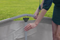 Happy People Stahlrahmenpool-Set Quick-Up-Pool grau