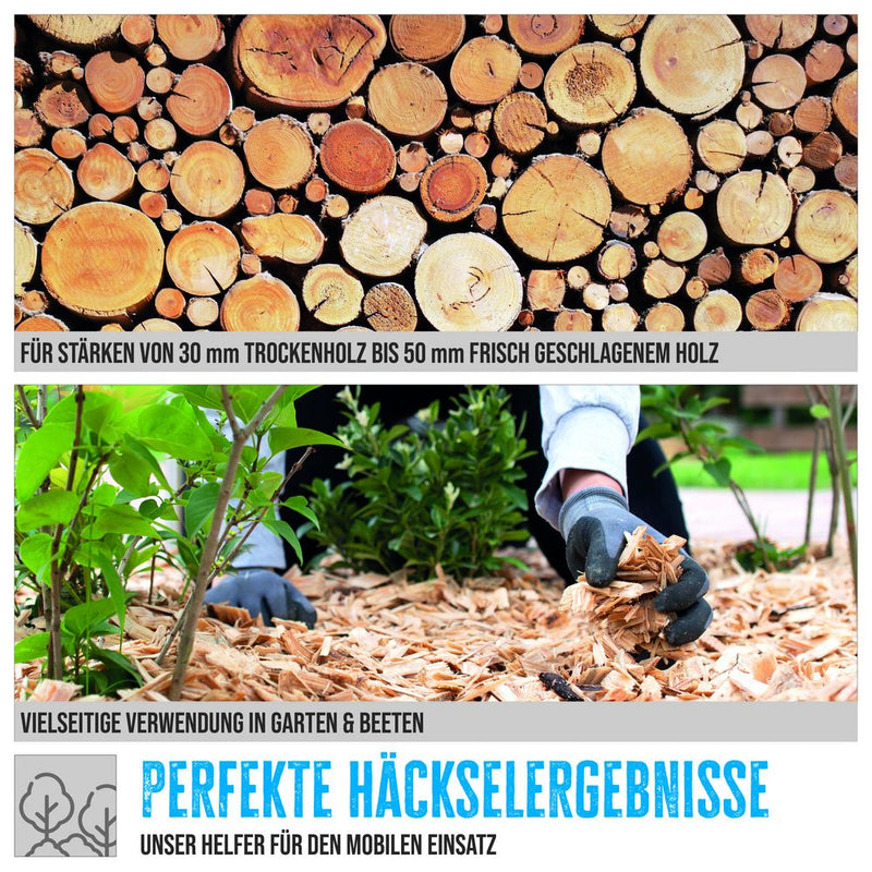 Güde Gartenhäcksler GH 4.1-50, Benzin-Häcksler in 4-Takt-Ausführung