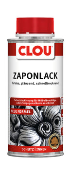 CLOU Zapon-Lack L6 Metallfirnis, transparent, innen 0,250 l
