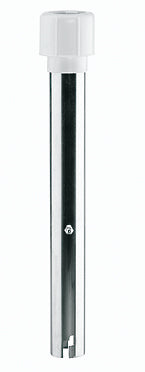 Schneider Schirme Bodenhülse für 50 mm Rohr extra lang aus Aluminium, silber