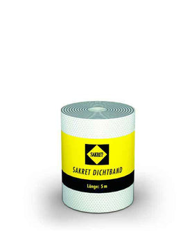SAKRET Dichtband weiß/gelb, Polyurethan (PU), 120 mm x 10 m