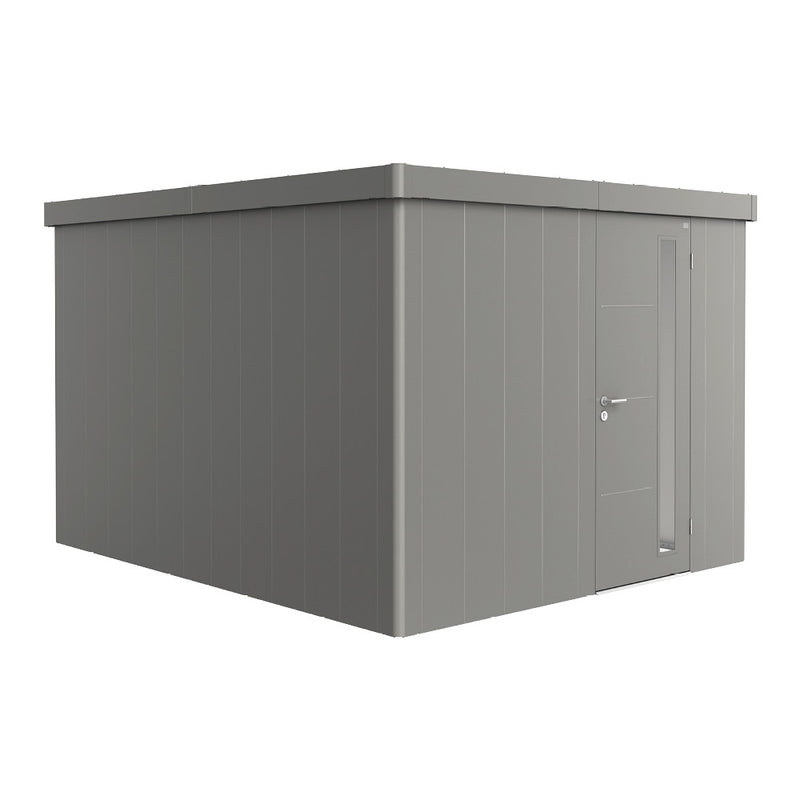 Biohort Gerätehaus Neo Gr. 4C (292 × 348 × 222 cm) Quarzgrau-metallic Standardtür