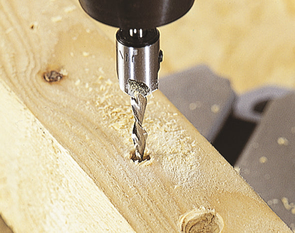 Wolfcraft Senker Vorbohrer mit Senker, für Holz & Kunststoffe