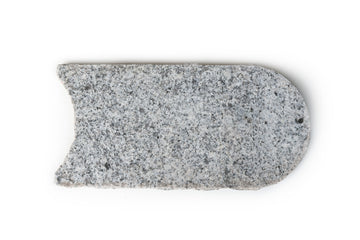 Classen Naturstein Mähkante XZ aus Granit, hellgrau geflammt, 25x12x2 cm