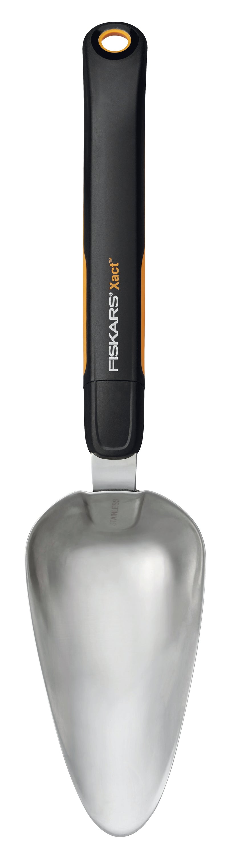 Fiskars Xact Blumenkelle aus Edelstahl, gerade Form, Softgrip