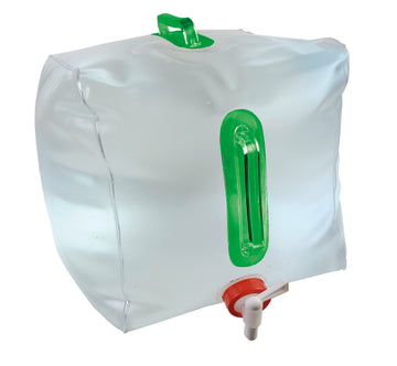 Wasserkanister faltbar 10 l mit Auslaufhahn, Happy People Kunststoff