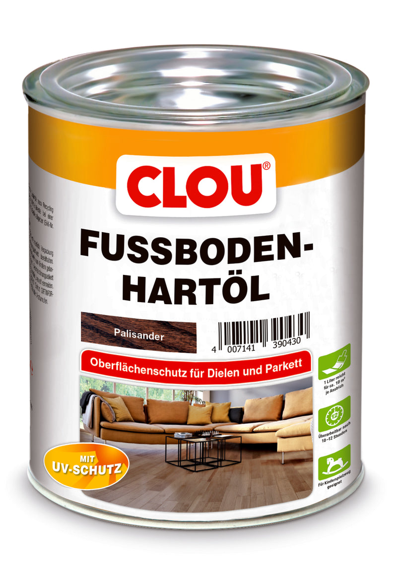 CLOU Fußboden-Hartöl palisander, ölend 0,75 l