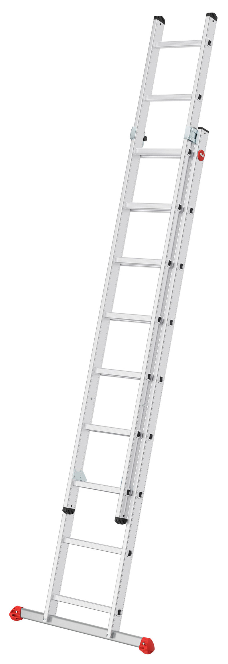 Hailo ProfiStep duo S80 Schiebeleiter aus Aluminium, silber