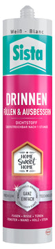 Sista Fugenfüller innen weiß 280 ml Kartusche, Silikon-Dichtstoff