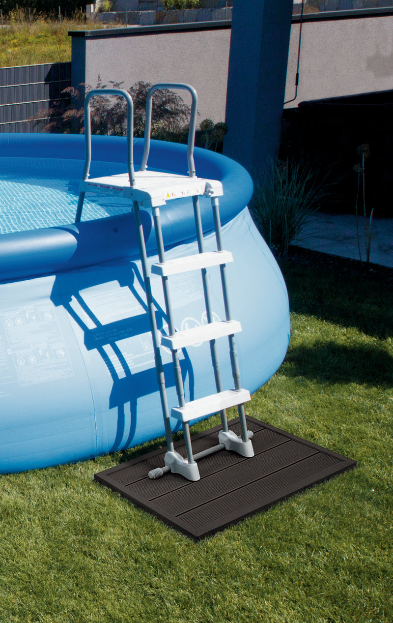 Steinbach Outdoor-Bodenelement dunkelgrau für Solarduschen & Leitern