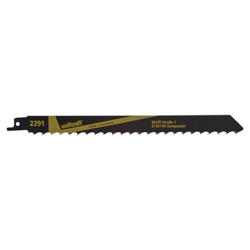 Wolfcraft Fuchsschwanzsägeblatt HCS, Länge 230 mm, 2 Stück