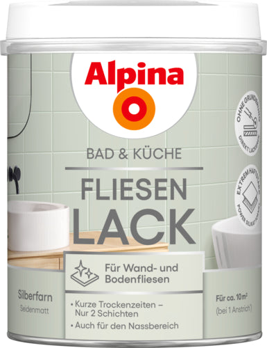 ALPINA Bad & Küche Fliesenlack 2K 0,75 l