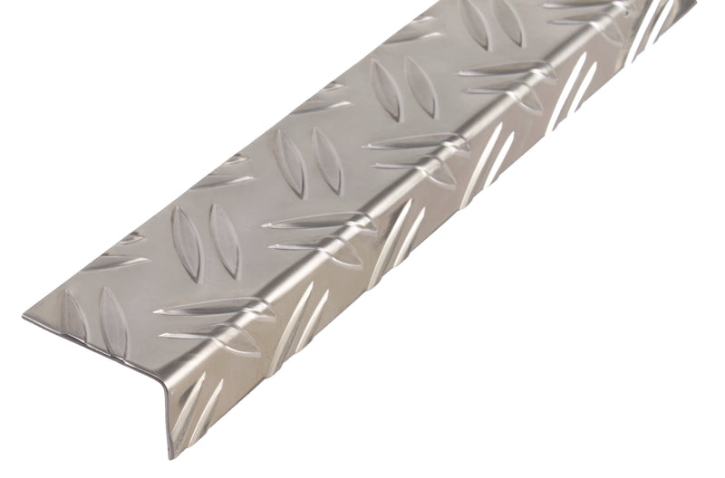 GAH ALBERTS Aluminium-Winkelprofil 23,5x23,5 mm, roh, Riffelprägung
