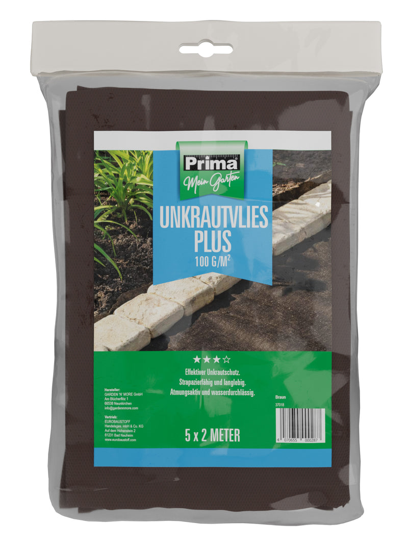PRIMA Plus Unkrautvlies 100 g/m² braun, (100)