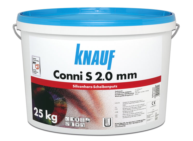 Knauf CONNI S Siliconharz-Scheibenputz weiß, pastös, 25 kg