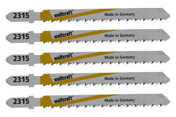 Wolfcraft Stichsägeblatt Art. 2315 HSS, 75 mm, 5 Stück