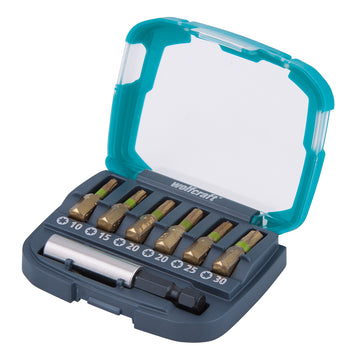 Wolfcraft Bit-Box Dia., 7-teilig mit TX-Antrieb