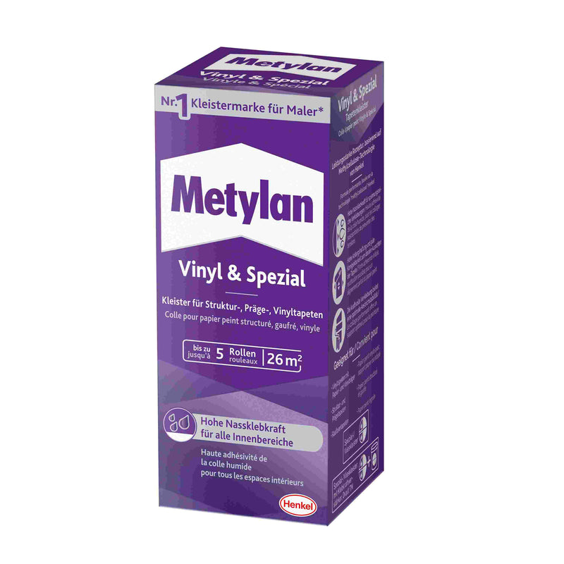 Metylan Vinyl&Spezial Vliestapetenkleister 180 g transparent
