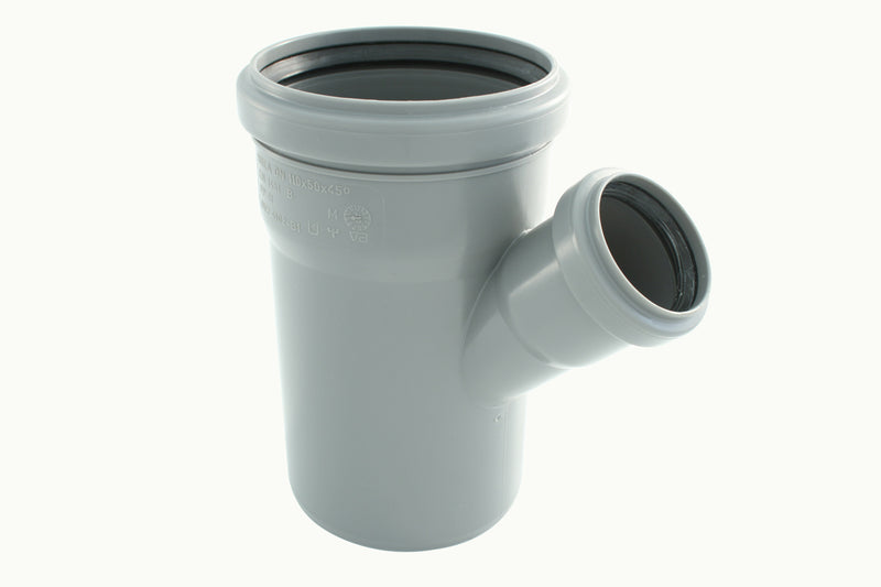 Marley HT Abzweig DN 110/ DN 110, grau, 45° PP (Dichtung)