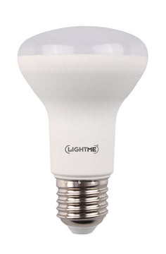 LightMe LED-Reflektor warmweiß, E27-Fassung, R63, 7 W, 100×63 mm
