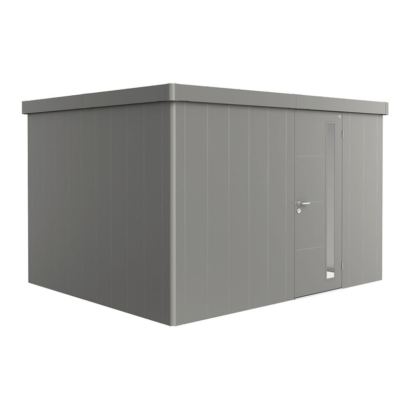 Biohort Gerätehaus Neo Gr. 3D (348 × 292 × 222 cm) Quarzgrau-metallic Standardtür