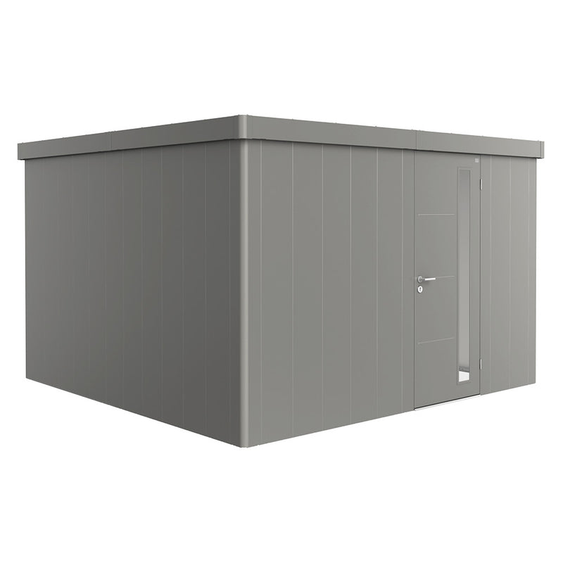 Biohort Gerätehaus Neo Gr. 4D (348 × 348 × 222 cm) Quarzgrau-metallic Standardtür