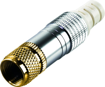 SCHWAIGER HDTV F-Aufdrehstecker für ø 7 mm Koaxialkabel, 2er Metall