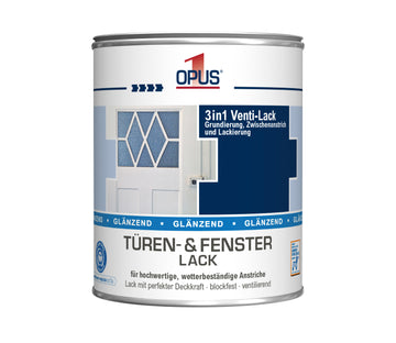 OPUS1 Ventilack 3in1 glänzend weiß, wasserverdünnbar