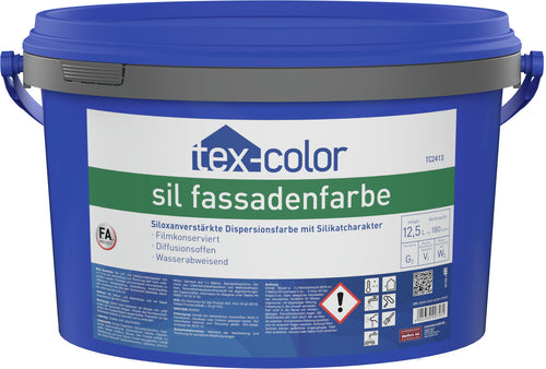 Tex-Color Fassadenfarbe Sil Base 3 Farbe, 12,5 l, TC2413