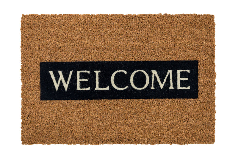 ASTRA Coco Design Fußmatte 40×60 cm, natur mit „Welcome“-Motiv