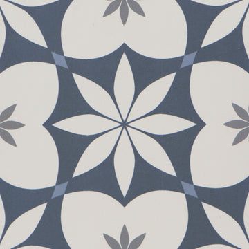 FLIESENMAX Retro Fliese 1031 azul HIDRA, blau – 22,5 x 22,5 cm – Bild 1
