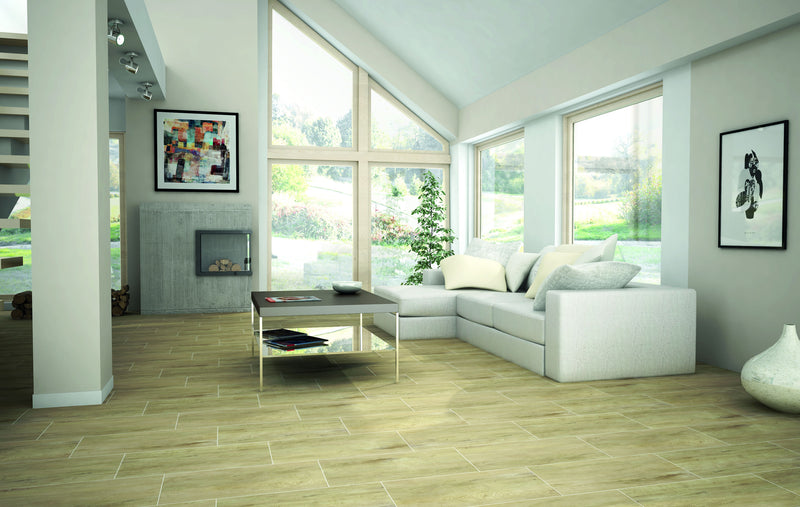 FZ Scandic-Oak Beige (Skandinavia Beige) Fliese, beige, matt – Bild 2