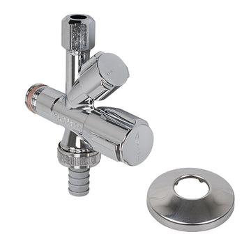 SCHELL COMFORT Kombi-Eckventil 1/2" verchromt, mit ASAG und SV