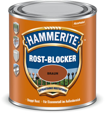 Hammerite Rost-Blocker braun, Rostschutzgrundierung für außen