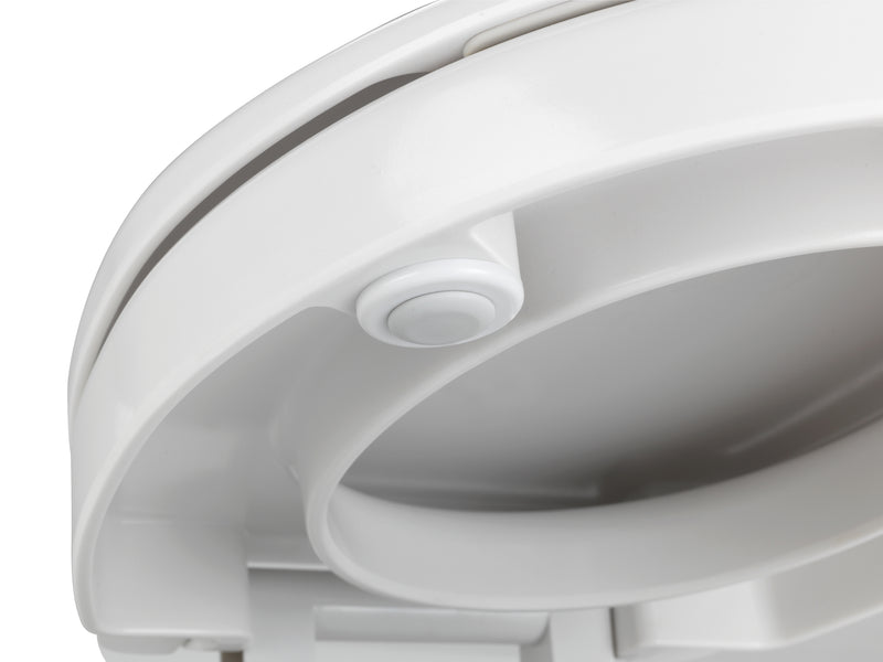 WENKO WC-Sitz Secura Comfort in Weiß aus Duroplast, Easy-Close