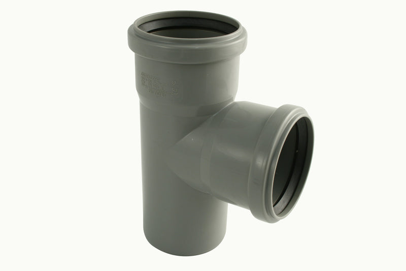 Marley HT Abzweig DN 110/ DN 110, grau, 45° PP (Dichtung)
