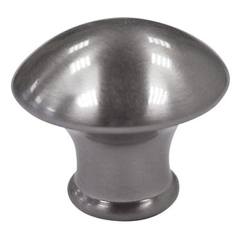HSI Möbelknopf Messing Edelstahleffekt Ø30 mm, Höhe 27 mm