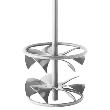 BERG Scheibenrührer SRR DBM 120 G mit Ring, M14 Ø120×600 mm