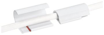 tesa Powerstrips Kabel-Clip weiß, Durchmesser 8 mm, 5 Stück