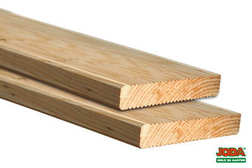 Joda® Terrassendiele Lärche, massiv, fein/fein technisch getrocknet